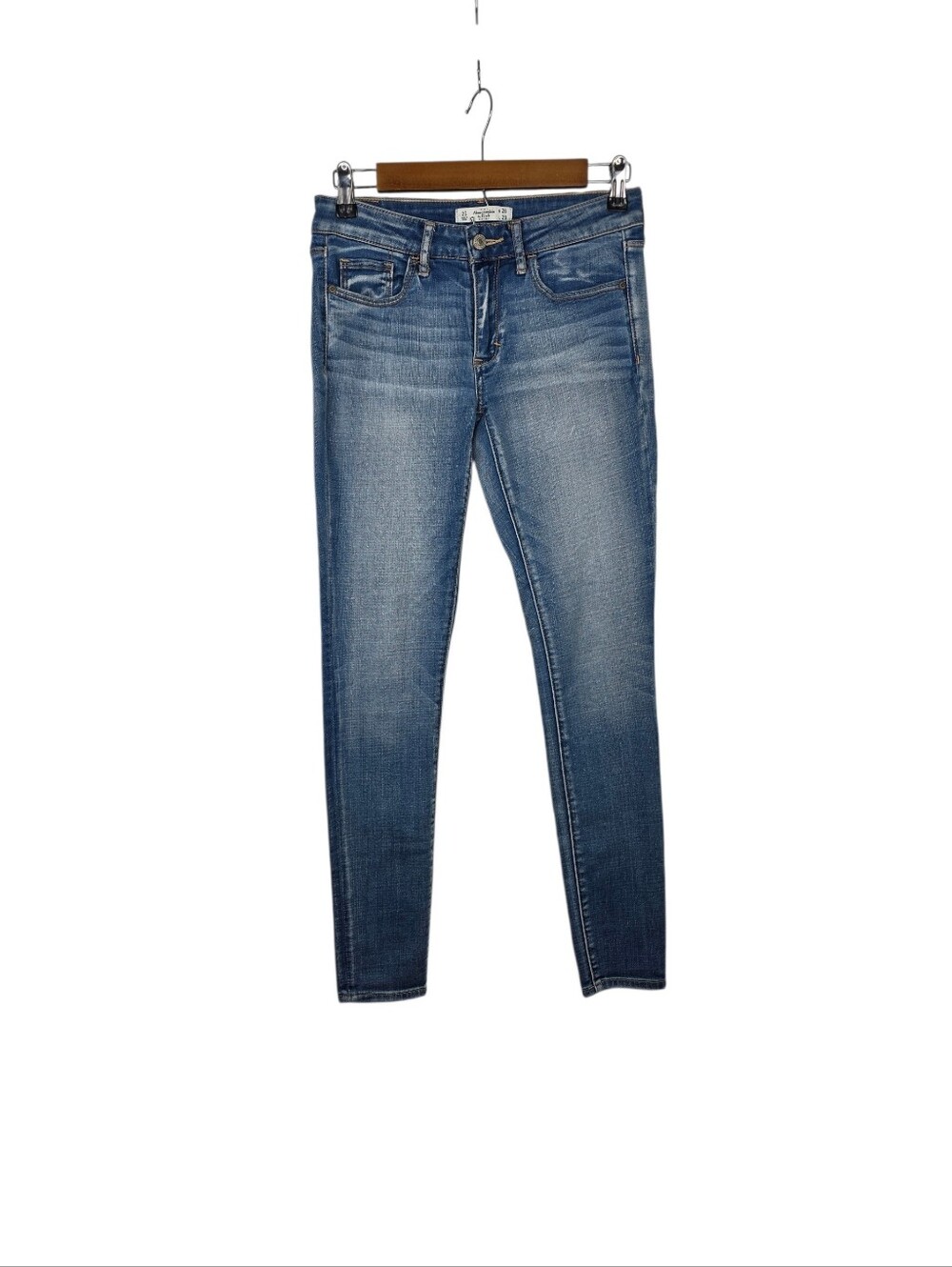Abercrombie & Fitch Y2K Low Rise 2000s Grunge Skinny Jeans‎  Size 2Short W26 L29